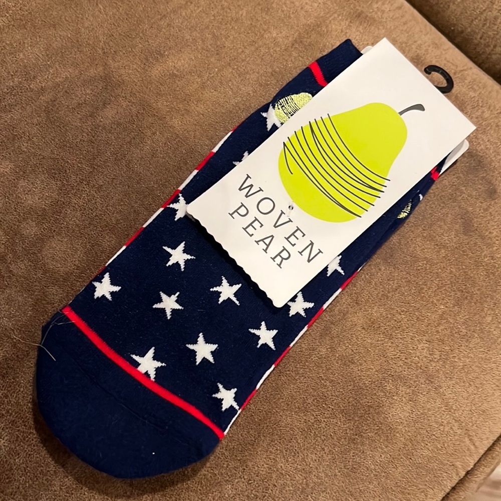 Woven Pear American shorty socks